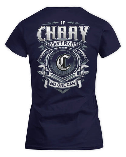 CHAAY AP81-K4-626 - Personalized Ahmed Quote Apparel “If Ahmed Can't Fix It, No One Can” - Women's Standard T-Shirt - Navy