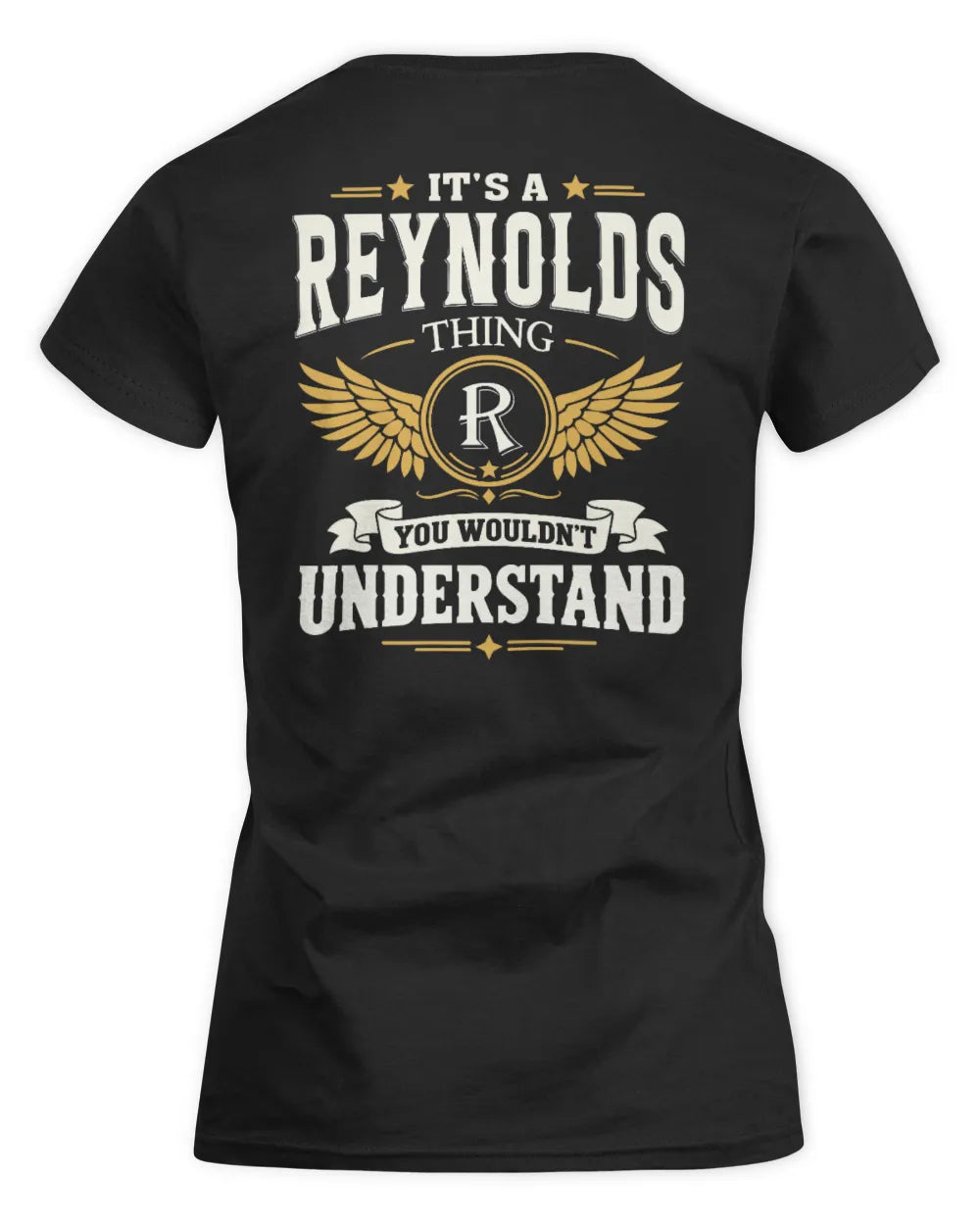 REYNOLDS KT06-M008 It’s a [NAME] Thing – You Wouldn’t Understand | Personalized Vintage T-Shirt - Women's Standard T-Shirt - Black