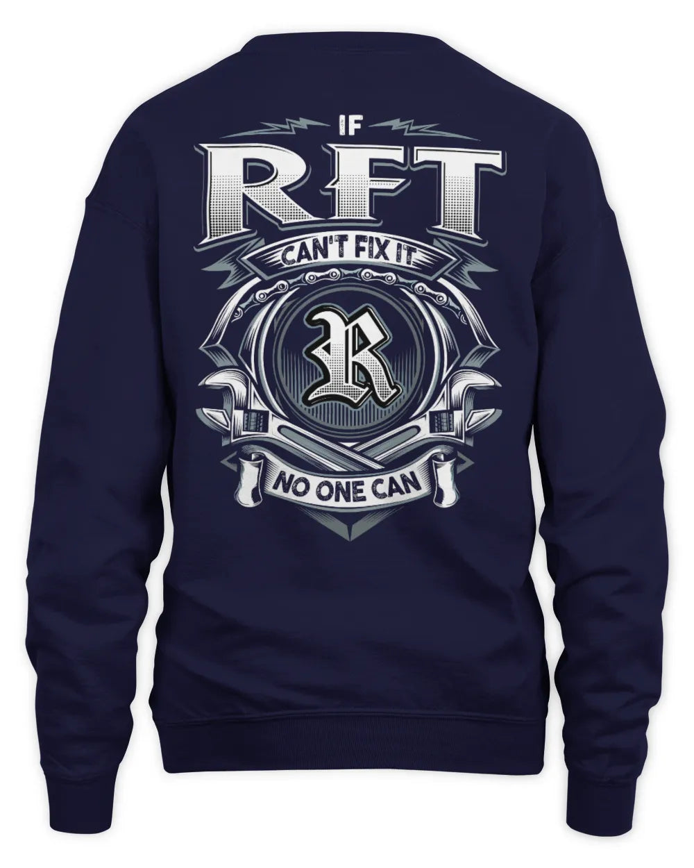 RFT AP81-K4-626 - Personalized Ahmed Quote Apparel “If Ahmed Can't Fix It, No One Can” - Unisex Sweatshirt - Navy