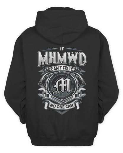 MHMWD AP81-K4-626 - Personalized Ahmed Quote Apparel “If Ahmed Can't Fix It, No One Can” - Unisex Hoodie - Black