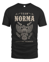 NORMA TP06-K82 – Personalized Classic Style Apparel “Team NAME Lifetime Member” - Unisex Standard T-Shirt - Black