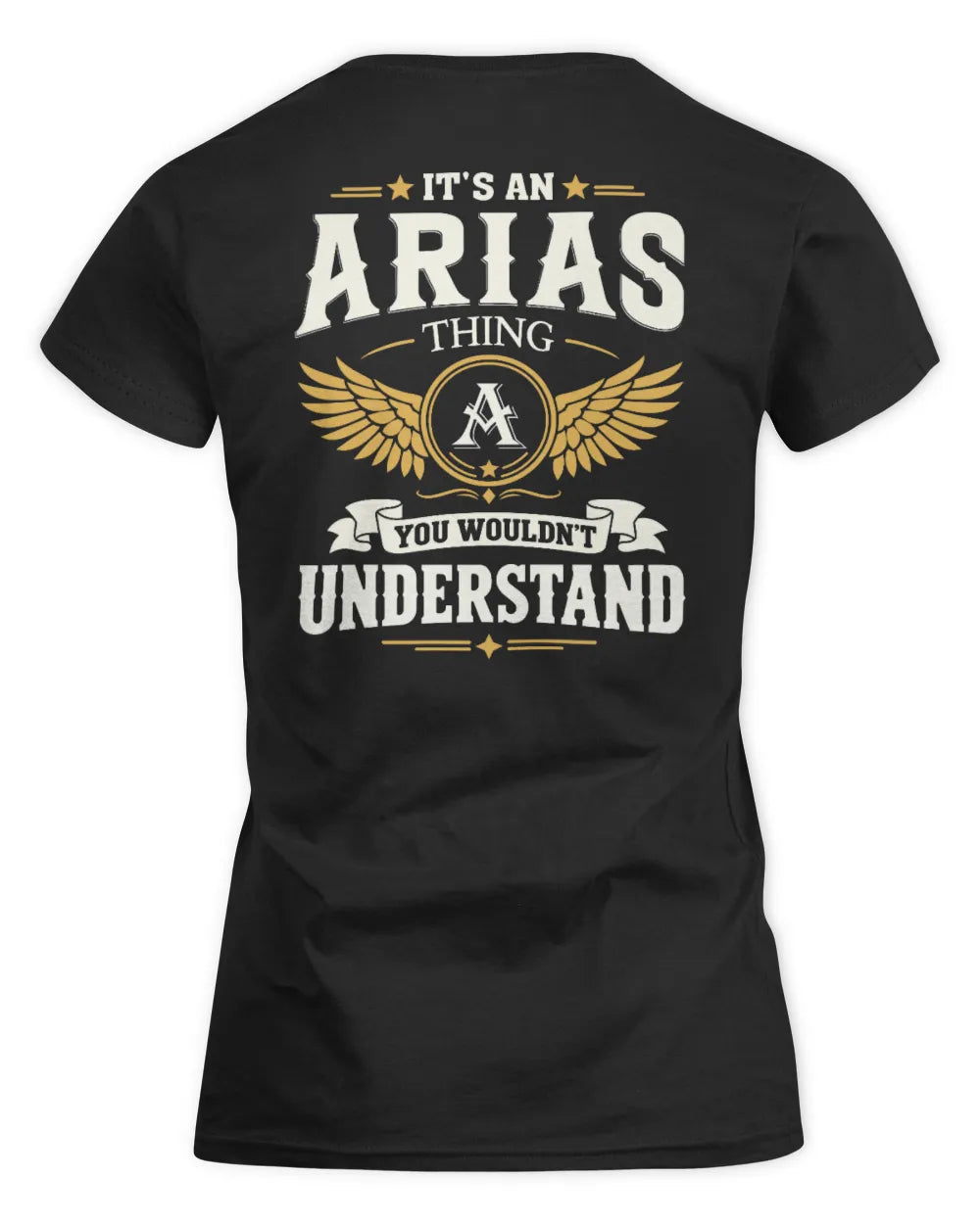 ARIAS KT06-M008 It’s a [NAME] Thing – You Wouldn’t Understand | Personalized Vintage T-Shirt - Women's Standard T-Shirt - Black
