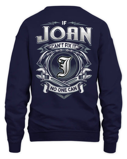 JOAN AP81-K4-626 - Personalized Ahmed Quote Apparel “If Ahmed Can't Fix It, No One Can” - Unisex Sweatshirt - Navy