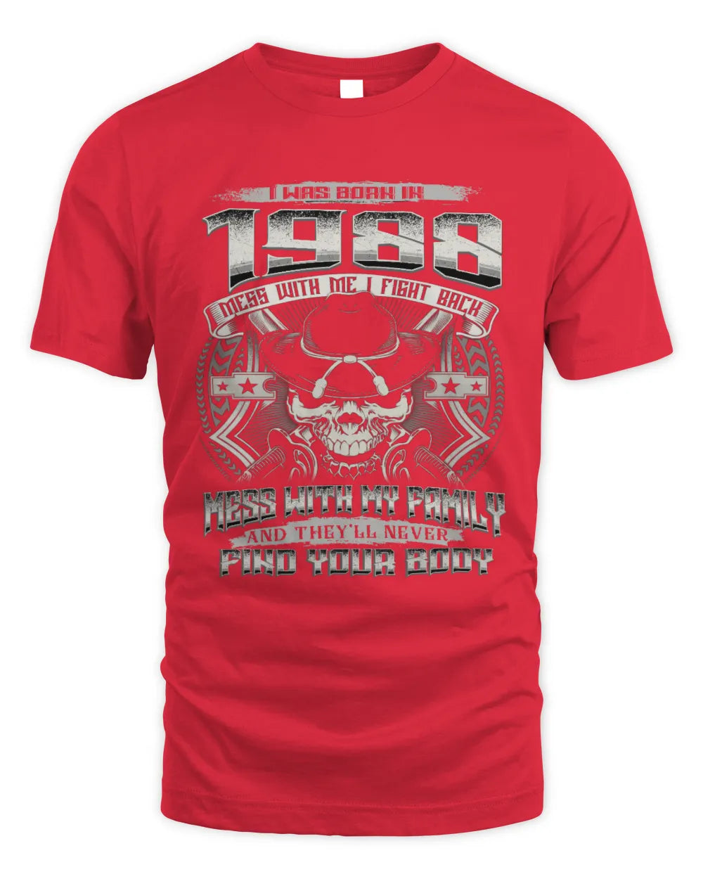 1988 HH89-K2 – Protective Family Quote T-Shirt - Unisex Standard T-Shirt - Red