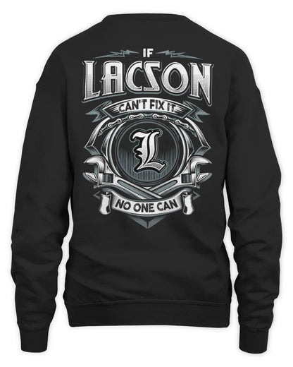 LACSON AP81-K4-626 - Personalized Ahmed Quote Apparel “If Ahmed Can't Fix It, No One Can” - Unisex Sweatshirt - Black