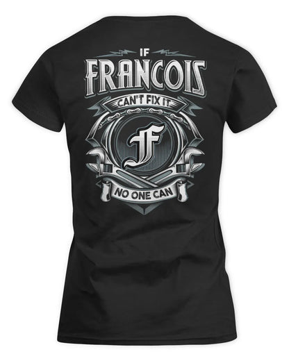 FRANCOIS AP81-K4-626 - Personalized Ahmed Quote Apparel “If Ahmed Can't Fix It, No One Can” - Women's Standard T-Shirt - Black