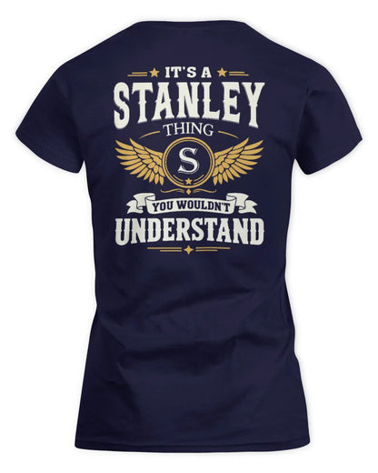 STANLEY KT06-M008 It’s a [NAME] Thing – You Wouldn’t Understand | Personalized Vintage T-Shirt - Women's Standard T-Shirt - Navy