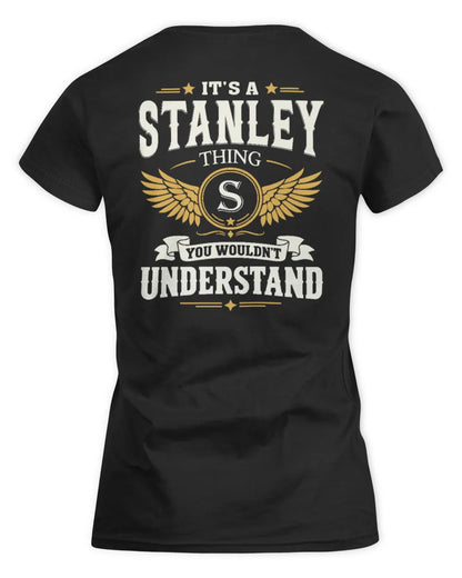 STANLEY KT06-M008 It’s a [NAME] Thing – You Wouldn’t Understand | Personalized Vintage T-Shirt - Women's Standard T-Shirt - Black