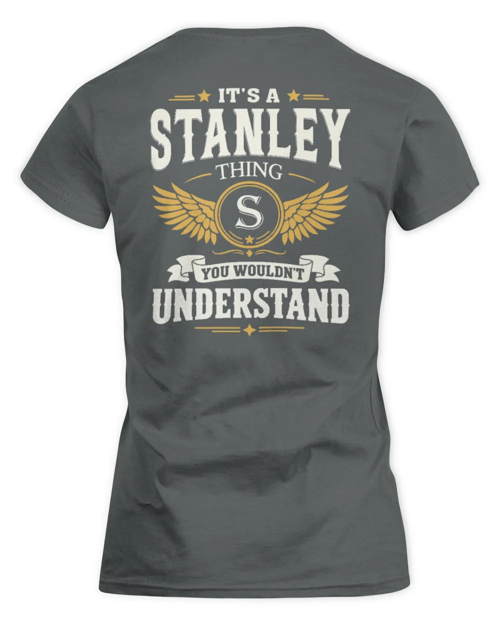 STANLEY KT06-M008 It’s a [NAME] Thing – You Wouldn’t Understand | Personalized Vintage T-Shirt - Women's Standard T-Shirt - Charcoal