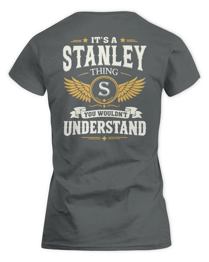 STANLEY KT06-M008 It’s a [NAME] Thing – You Wouldn’t Understand | Personalized Vintage T-Shirt - Women's Standard T-Shirt - Charcoal