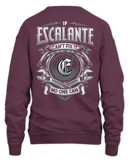 ESCALANTE AP81-K4-626 - Personalized Ahmed Quote Apparel “If Ahmed Can't Fix It, No One Can” - Unisex Sweatshirt - Maroon