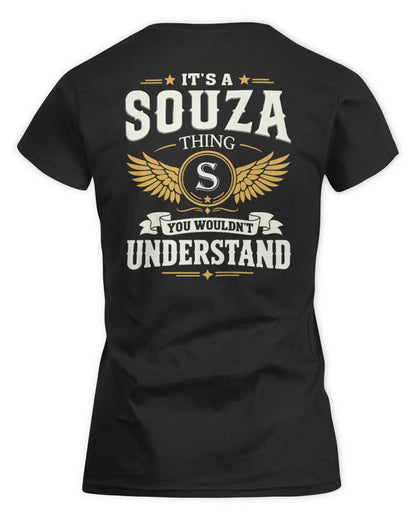 SOUZA KT06-M008 It’s a [NAME] Thing – You Wouldn’t Understand | Personalized Vintage T-Shirt - Women's Standard T-Shirt - Black