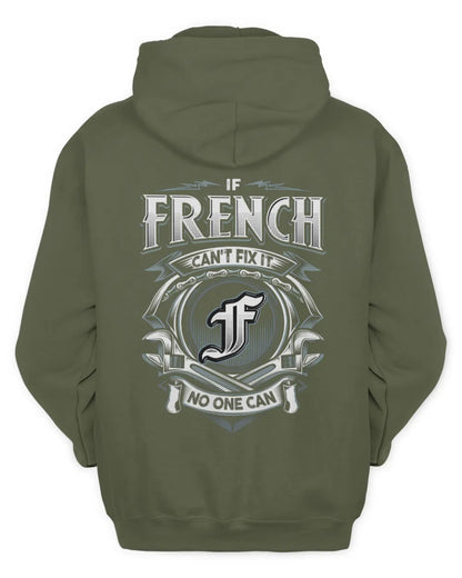 FRENCH AP81-K4-626 - Personalized Ahmed Quote Apparel “If Ahmed Can't Fix It, No One Can” - Unisex Hoodie - Military Green