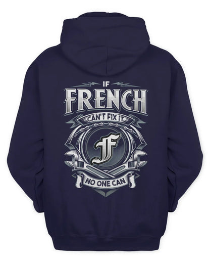 FRENCH AP81-K4-626 - Personalized Ahmed Quote Apparel “If Ahmed Can't Fix It, No One Can” - Unisex Hoodie - Navy