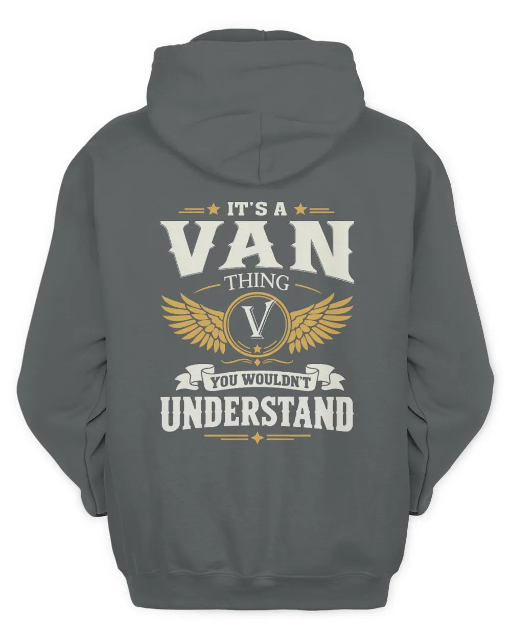 VAN KT06-M008 It’s a [NAME] Thing – You Wouldn’t Understand | Personalized Vintage T-Shirt - Unisex Hoodie - Charcoal