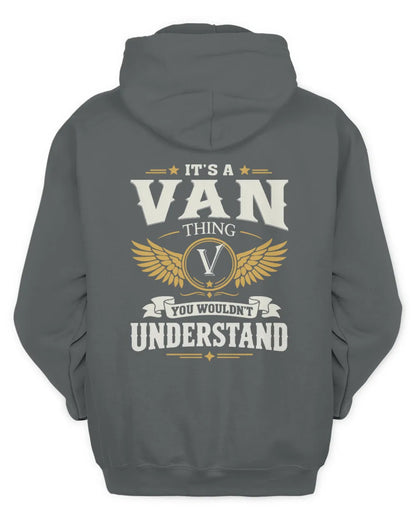 VAN KT06-M008 It’s a [NAME] Thing – You Wouldn’t Understand | Personalized Vintage T-Shirt - Unisex Hoodie - Charcoal