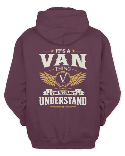 VAN KT06-M008 It’s a [NAME] Thing – You Wouldn’t Understand | Personalized Vintage T-Shirt - Unisex Hoodie - Maroon
