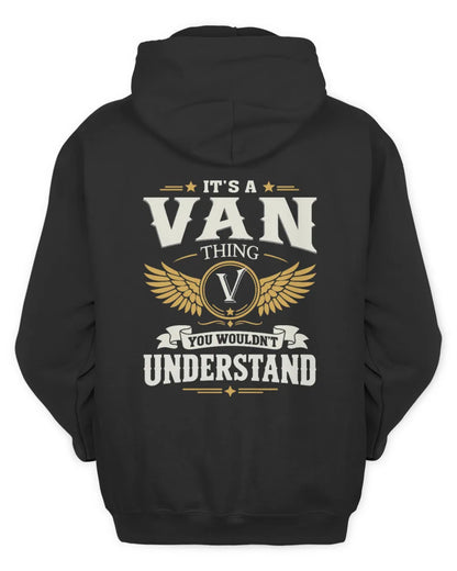 VAN KT06-M008 It’s a [NAME] Thing – You Wouldn’t Understand | Personalized Vintage T-Shirt - Unisex Hoodie - Black