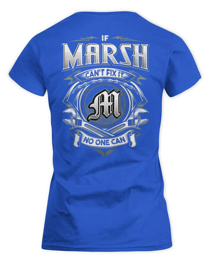 MARSH AP81-K4-626 - Personalized Ahmed Quote Apparel “If Ahmed Can't Fix It, No One Can” - Women's Standard T-Shirt - Royal