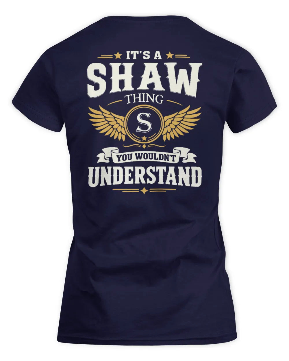 SHAW KT06-M008 It’s a [NAME] Thing – You Wouldn’t Understand | Personalized Vintage T-Shirt - Women's Standard T-Shirt - Navy