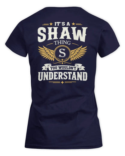 SHAW KT06-M008 It’s a [NAME] Thing – You Wouldn’t Understand | Personalized Vintage T-Shirt - Women's Standard T-Shirt - Navy