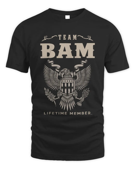 BAM TP06-K82 – Personalized Classic Style Apparel “Team NAME Lifetime Member”