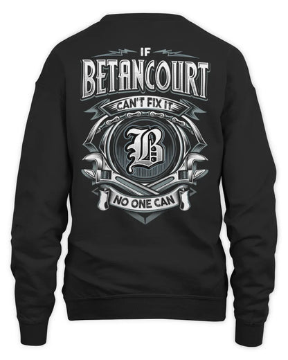 BETANCOURT AP81-K4-626 - Personalized Ahmed Quote Apparel “If Ahmed Can't Fix It, No One Can” - Unisex Sweatshirt - Black