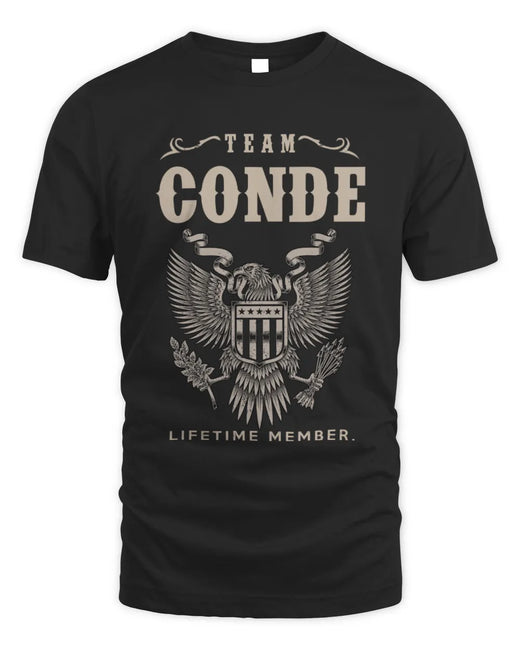 CONDE TP06-K82 – Personalized Classic Style Apparel “Team NAME Lifetime Member”