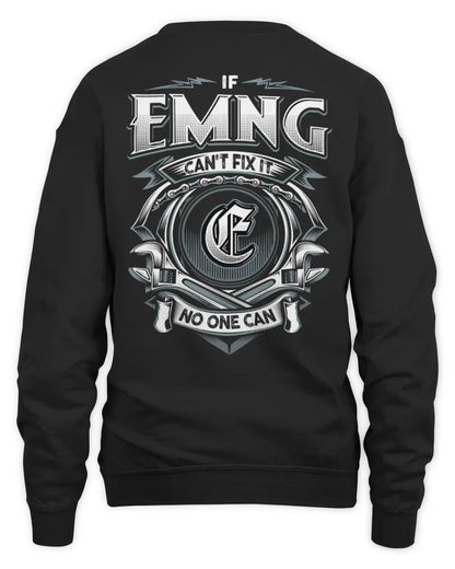 EMNG AP81-K4-626 - Personalized Ahmed Quote Apparel “If Ahmed Can't Fix It, No One Can” - Unisex Sweatshirt - Black