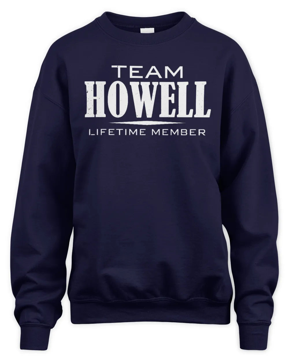 HOWELL BL62-K4-128 - Personalized “Team NAME Lifetime Member” - Unisex Sweatshirt - Navy