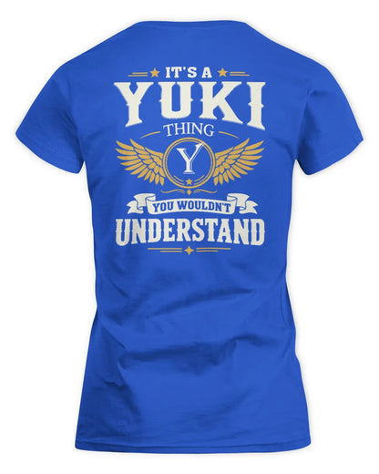 YUKI KT06-M008 It’s a [NAME] Thing – You Wouldn’t Understand | Personalized Vintage T-Shirt - Women's Standard T-Shirt - Royal