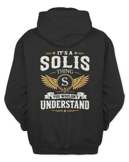 SOLIS KT06-M008 It’s a [NAME] Thing – You Wouldn’t Understand | Personalized Vintage T-Shirt - Unisex Hoodie - Black
