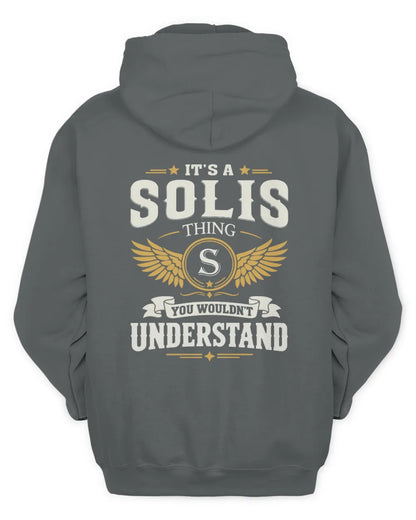 SOLIS KT06-M008 It’s a [NAME] Thing – You Wouldn’t Understand | Personalized Vintage T-Shirt - Unisex Hoodie - Charcoal