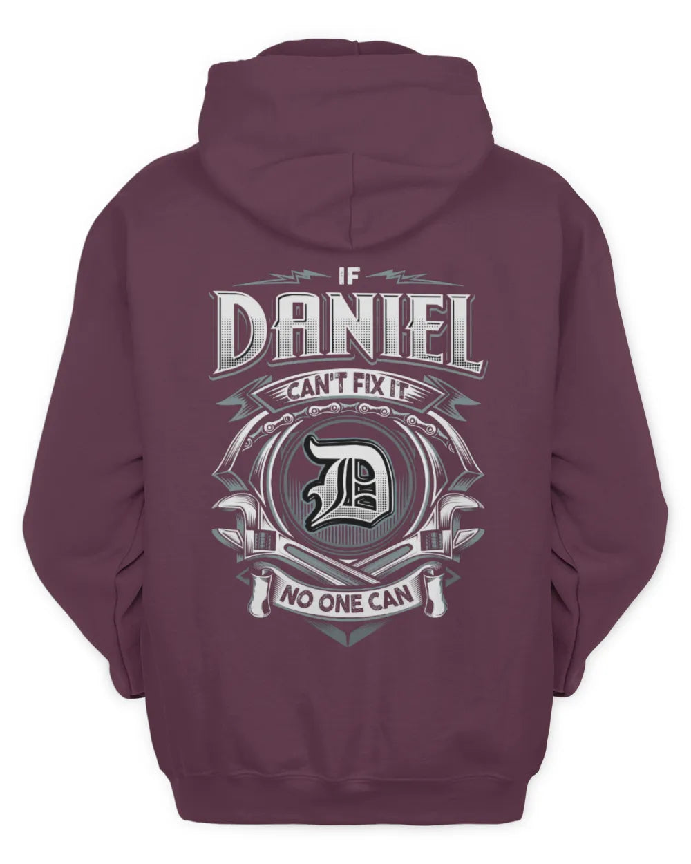 DANIEL AP81-K4-626 - Personalized Ahmed Quote Apparel “If Ahmed Can't Fix It, No One Can” - Unisex Hoodie - Maroon