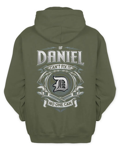 DANIEL AP81-K4-626 - Personalized Ahmed Quote Apparel “If Ahmed Can't Fix It, No One Can” - Unisex Hoodie - Military Green