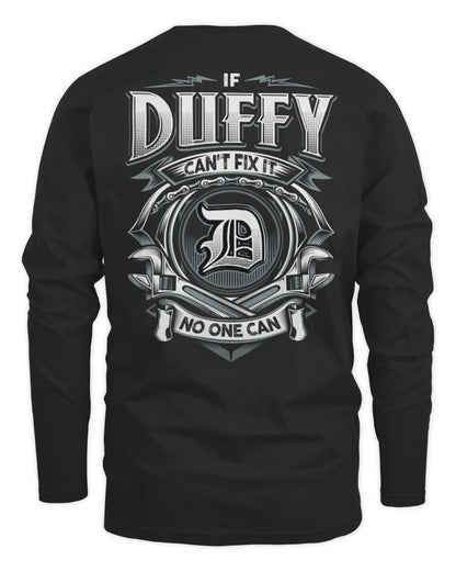 DUFFY AP81-K4-626 - Personalized Ahmed Quote Apparel “If Ahmed Can't Fix It, No One Can” - Men's Long Sleeved T-Shirt - Black