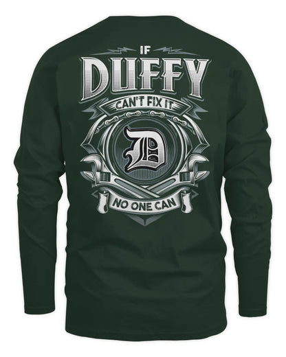 DUFFY AP81-K4-626 - Personalized Ahmed Quote Apparel “If Ahmed Can't Fix It, No One Can” - Men's Long Sleeved T-Shirt - Forest Green