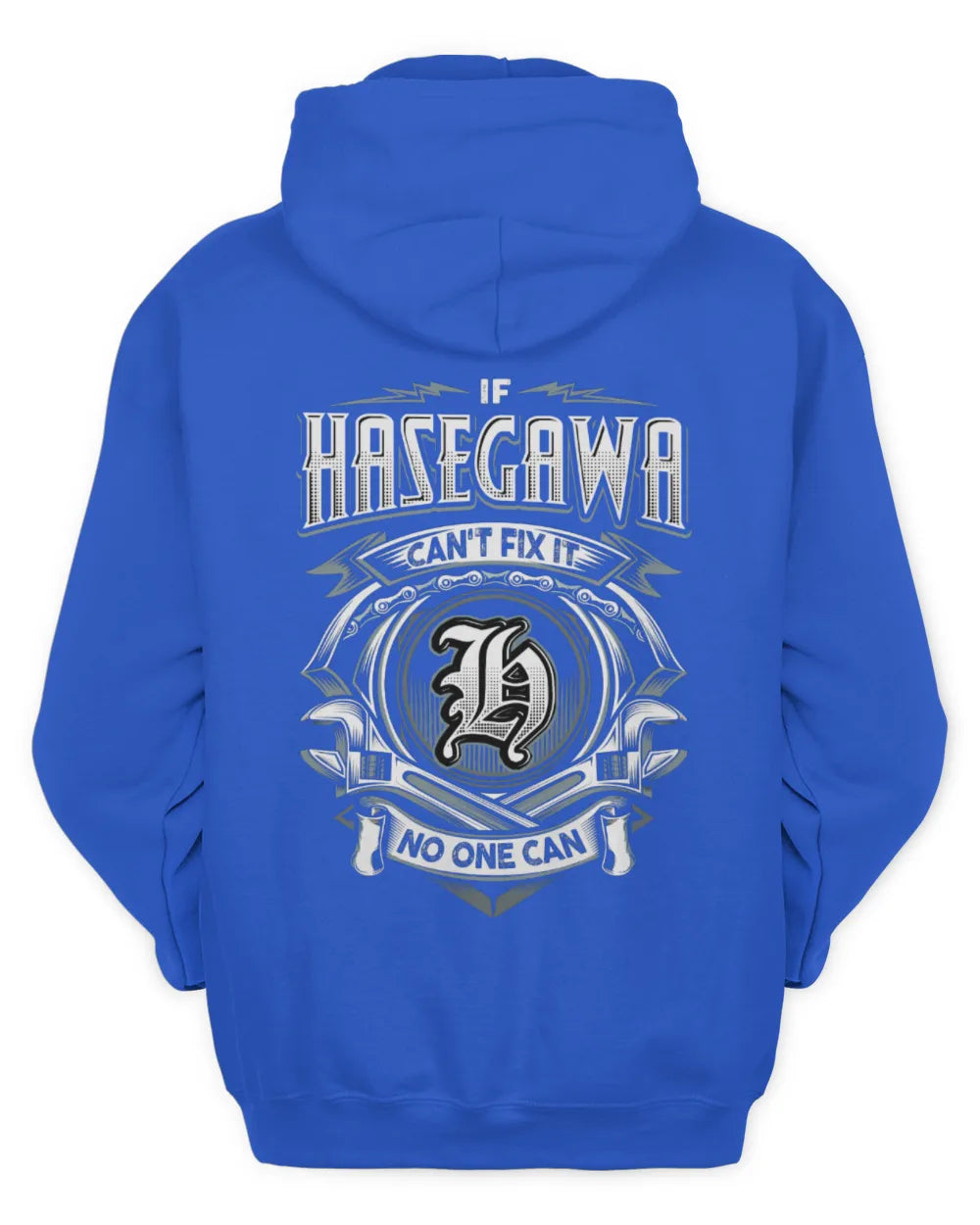 HASEGAWA AP81-K4-626 - Personalized Ahmed Quote Apparel “If Ahmed Can't Fix It, No One Can” - Unisex Hoodie - Royal