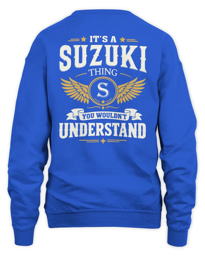 SUZUKI KT06-M008 It’s a [NAME] Thing – You Wouldn’t Understand | Personalized Vintage T-Shirt - Unisex Sweatshirt - Royal