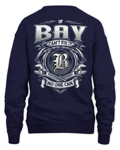 BAY AP81-K4-626 - Personalized Ahmed Quote Apparel “If Ahmed Can't Fix It, No One Can” - Unisex Sweatshirt - Navy