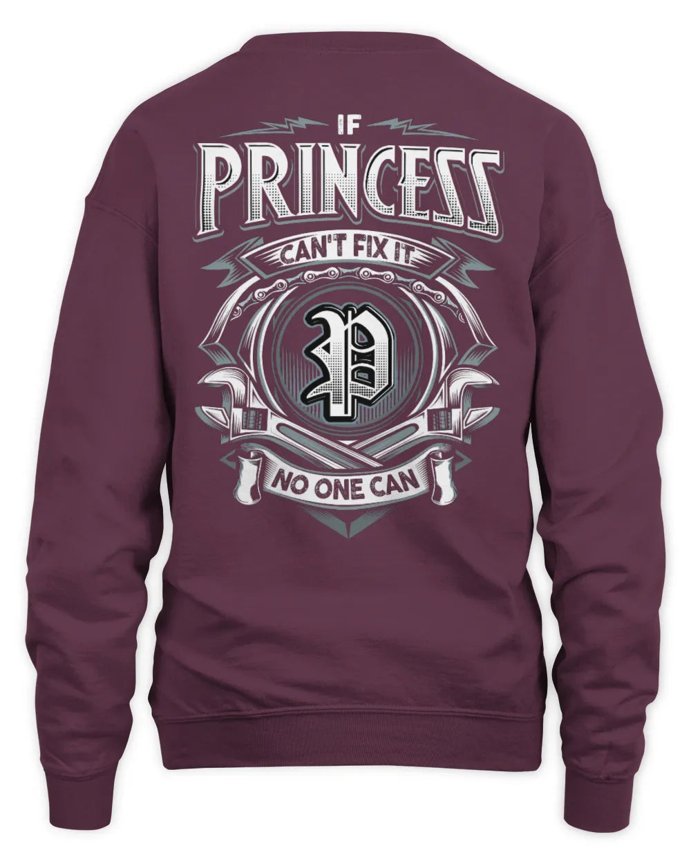 PRINCESS AP81-K4-626 - Personalized Ahmed Quote Apparel “If Ahmed Can't Fix It, No One Can” - Unisex Sweatshirt - Maroon