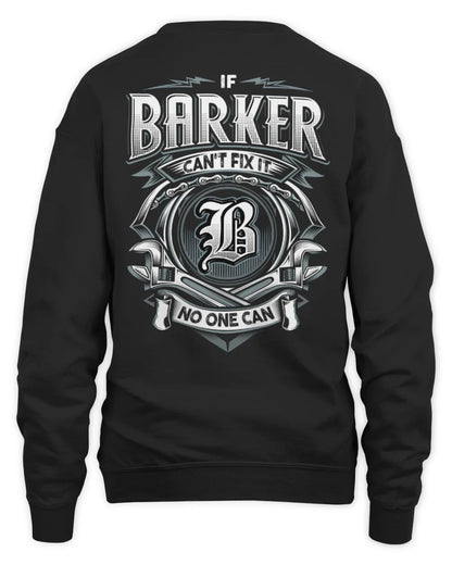 BARKER AP81-K4-626 - Personalized Ahmed Quote Apparel “If Ahmed Can't Fix It, No One Can” - Unisex Sweatshirt - Black