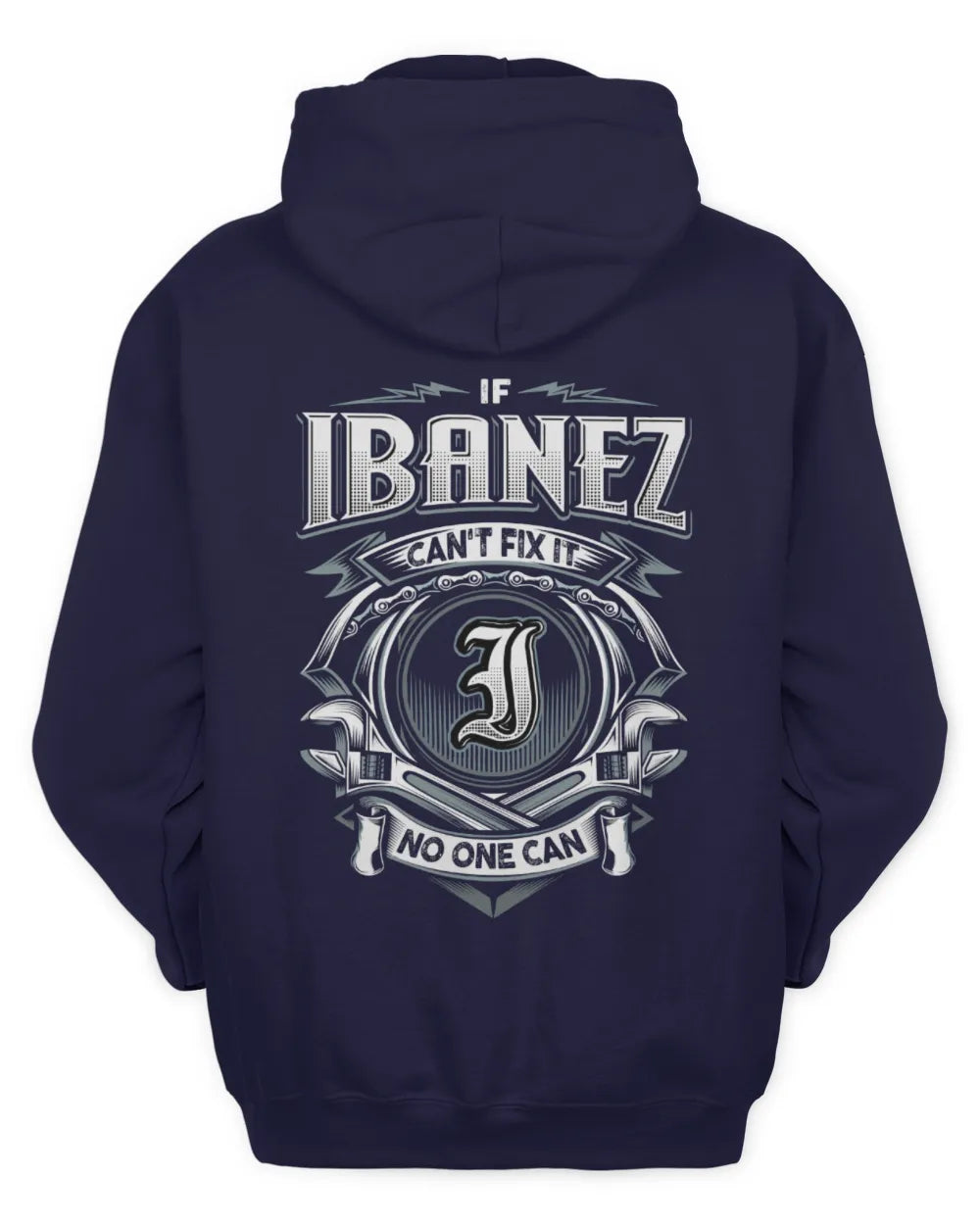 IBANEZ AP81-K4-626 - Personalized Ahmed Quote Apparel “If Ahmed Can't Fix It, No One Can” - Unisex Hoodie - Navy