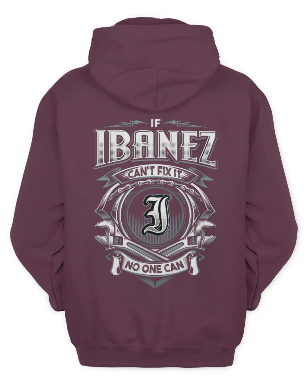 IBANEZ AP81-K4-626 - Personalized Ahmed Quote Apparel “If Ahmed Can't Fix It, No One Can” - Unisex Hoodie - Maroon