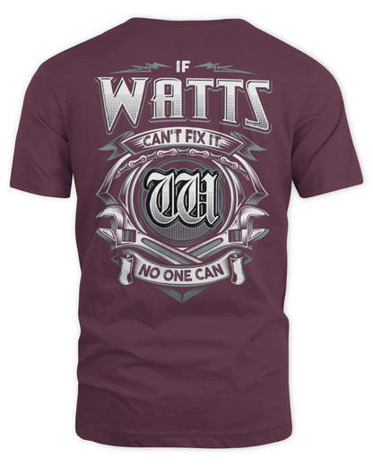 WATTS AP81-K4-626 - Personalized Ahmed Quote Apparel “If Ahmed Can't Fix It, No One Can” - Unisex Standard T-Shirt - Maroon