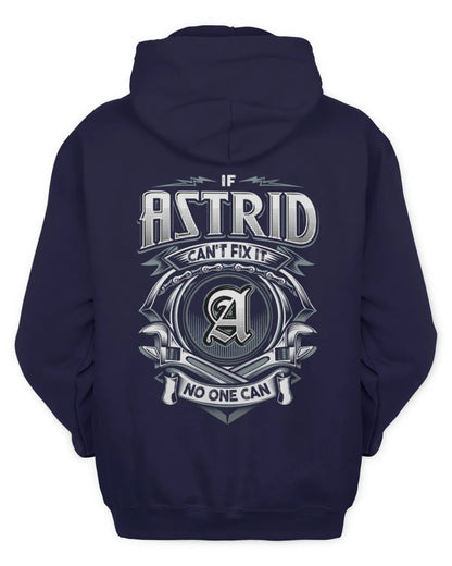 ASTRID AP81-K4-626 - Personalized Ahmed Quote Apparel “If Ahmed Can't Fix It, No One Can” - Unisex Hoodie - Navy