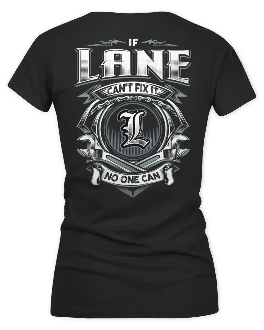 LANE AP81-K4-626 - Personalized Ahmed Quote Apparel “If Ahmed Can't Fix It, No One Can” - Women's V-Neck T-Shirt - Black