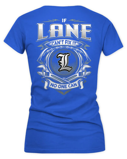 LANE AP81-K4-626 - Personalized Ahmed Quote Apparel “If Ahmed Can't Fix It, No One Can” - Women's V-Neck T-Shirt - Royal