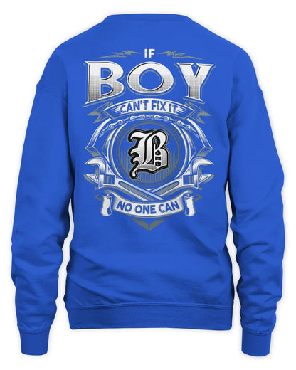 BOY AP81-K4-626 - Personalized Ahmed Quote Apparel “If Ahmed Can't Fix It, No One Can” - Unisex Sweatshirt - Royal