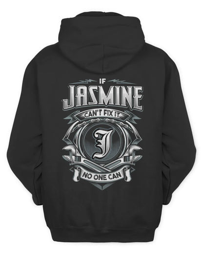 JASMINE AP81-K4-626 - Personalized Ahmed Quote Apparel “If Ahmed Can't Fix It, No One Can” - Unisex Hoodie - Black